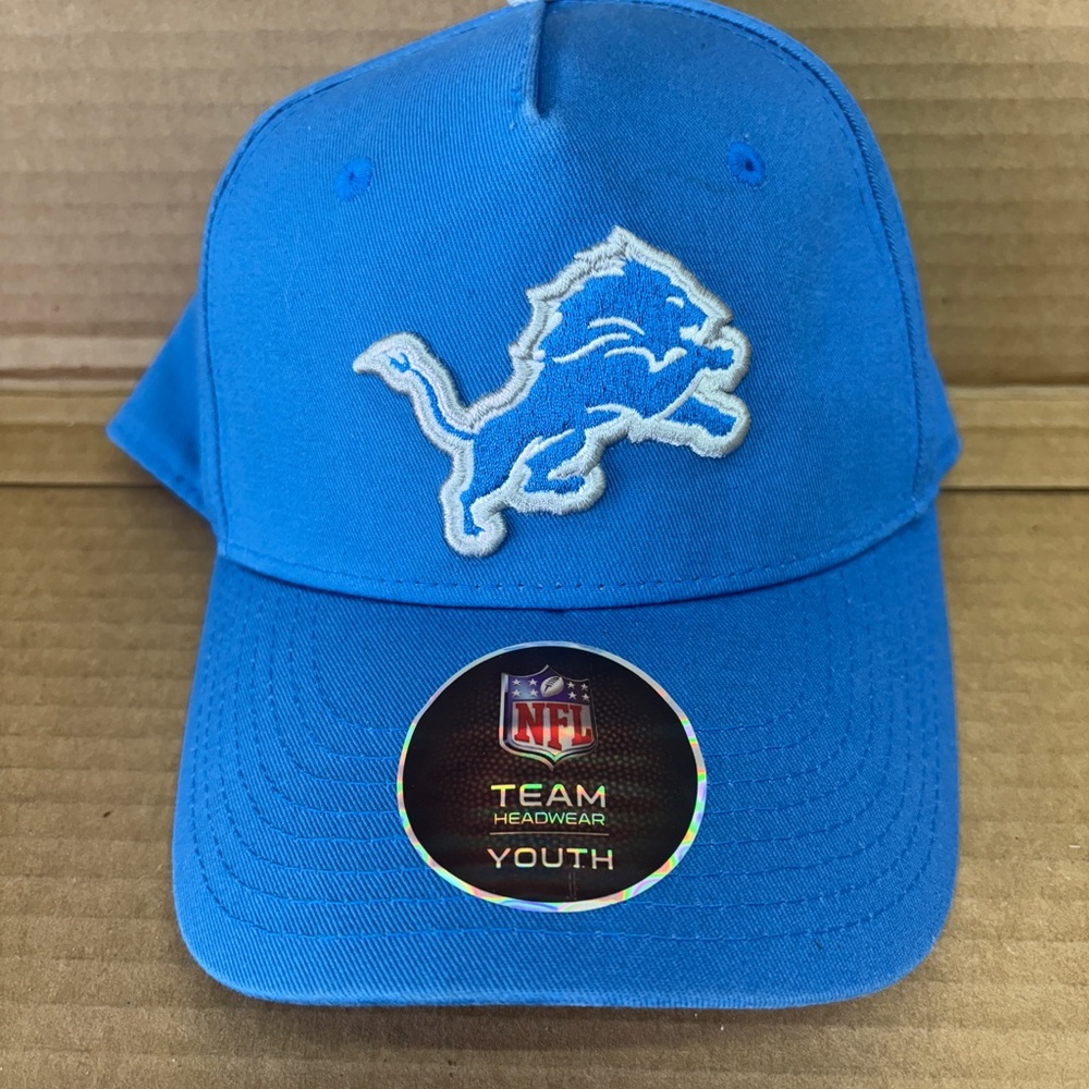 #H07 NWT Detroit Lions YOUTH NFL Snapback Hat -NEW